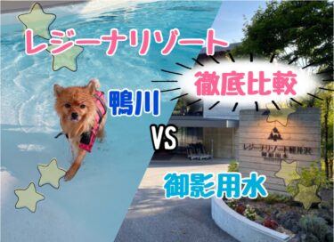 レジーナリゾート徹底比較！鴨川 vs 軽井沢御影用水☆